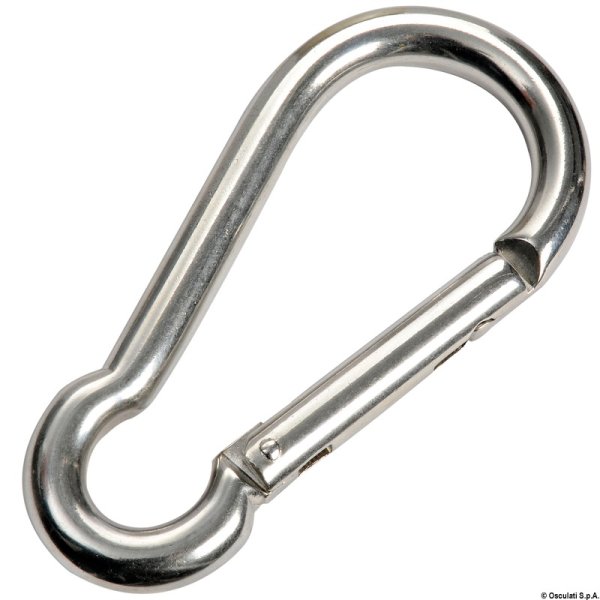 Moschettone inox senza sporgenza 10 mm - 09.190.10